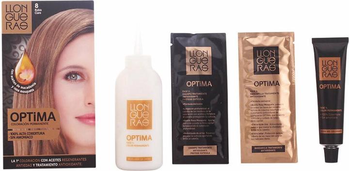 Immagine prodotto Llongueras Colore per capelli OPTIMA #8-Biondo chiaro (8)
