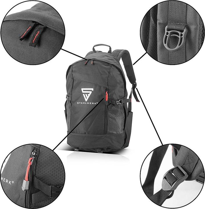 Produktbild Stahlwerk Leichter Wanderrucksack 35 Liter Trekkingrucksack Outdoor Rucksack (35 l)
