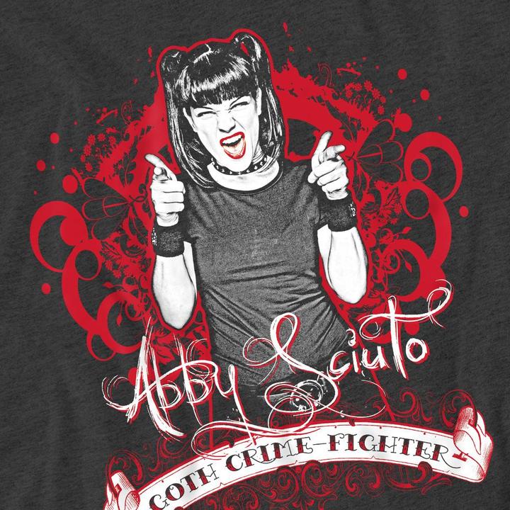 Actual product image Ncis Unisex Adult Goth Crime Fighter T-Shirt (S)