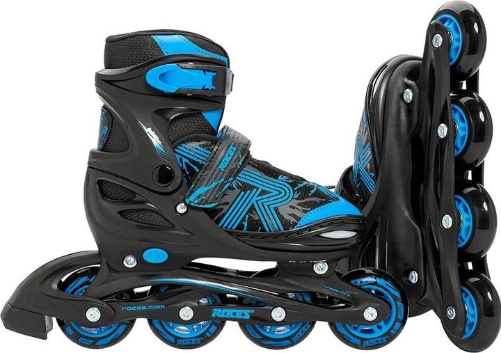 Actual product image Roces Kids inline skates Jockey 3.0 (size: 26.0-29.0 (wheels 64 mm), black/astro blue) (27)