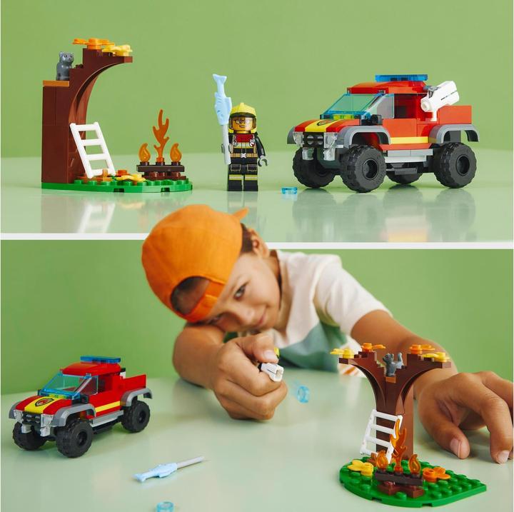 Actual product image LEGO 60393 Fire brigade pick-up truck (60393, LEGO City)