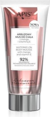 Apis Natural Cosmetics Apis Watermelon Refreshment Watermelon Body Mousse With Mango And Vitamin E 200Ml (Körpercreme, 200 ml)