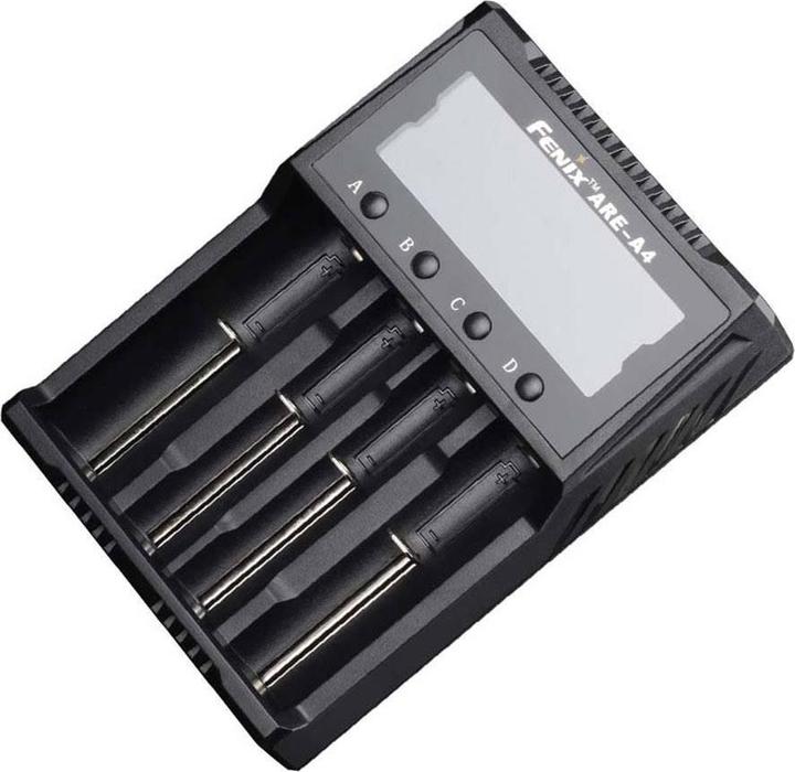 Immagine prodotto Fenix Caricabatterie ARE-A4 (1 pz., 14500, 16340, 18650, 26650, AA, AAA, Batteria + Caricabatterie)