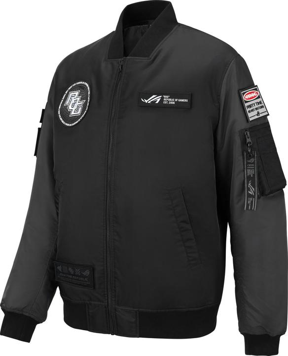 Produktbild ASUS ROG Cosmic Bomber, Bomber, Male, Adult, XL, SML, Black, Grey (XL)