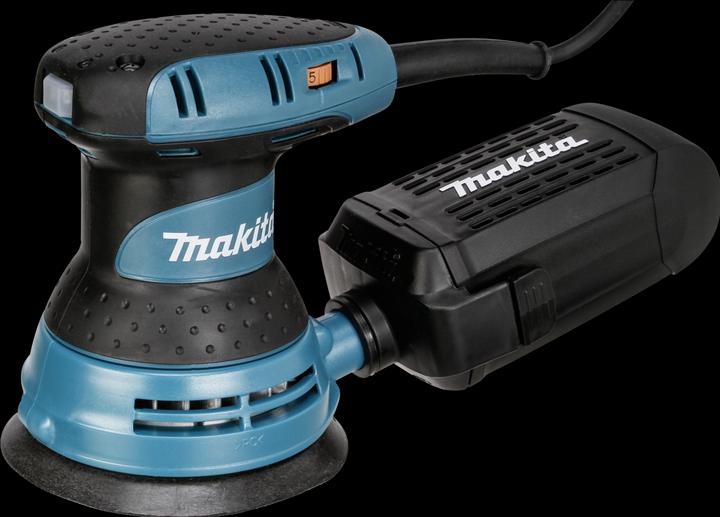 Makita BO5031K Levigatrice orbitale casuale 125 mm in valigetta (Levigatrici rotorbitali, 300 W)