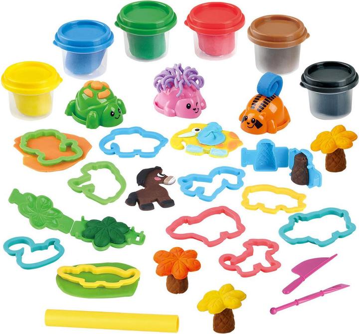 Produktbild Play Animal Island Clay-Set. 6 Tontöpfe
