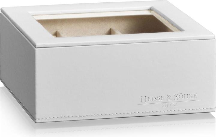 Actual product image Heisse & Söhne Stackable jewelry box Mirage L - top: watch box for 6 watches - cream