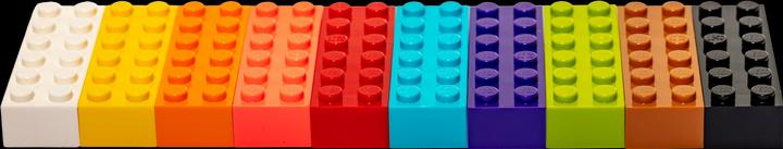 Immagine prodotto LEGO mattoncini colori misti - 160 gr. - circa 1.000 pezzi - Miscela di mattoncini base colorati - NUOVO (Accessori LEGO)