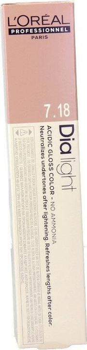 L'Oréal Professionnel DIA LIGHT gel-creme acide sans amoniaque #7,18 50 ml (#7,18)