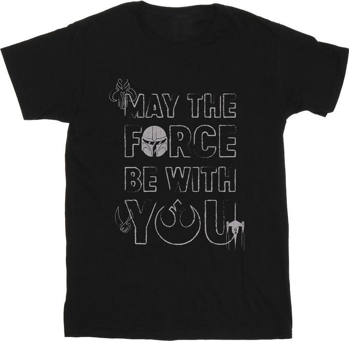 Produktbild Star Wars The Mandalorian May The Force Mando TShirt (4XL)