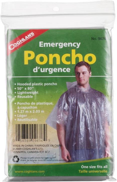 Actual product image Coghlan's COGHLANS Poncho Emergency Poncho