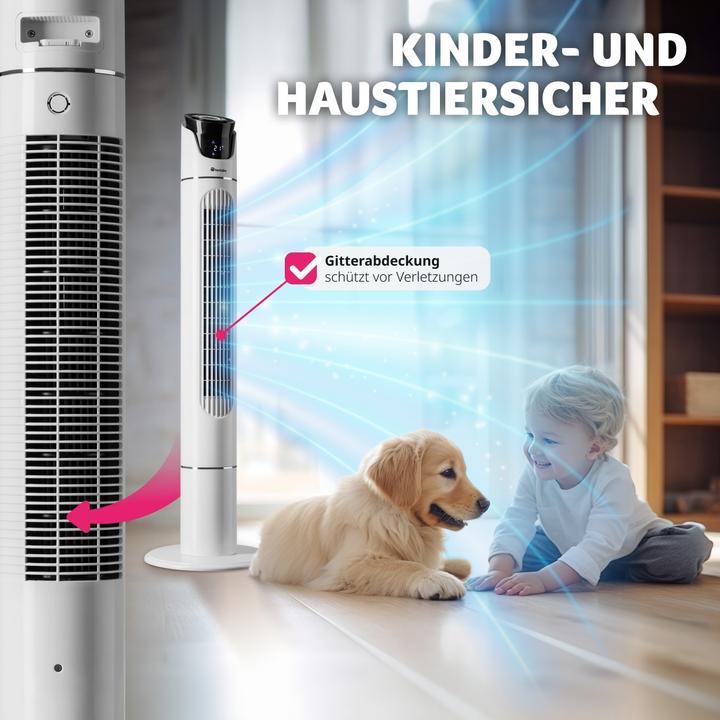 Immagine prodotto tectake Ventilatore a torre (50 dB)