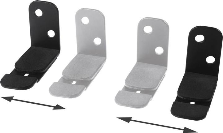 Actual product image Hama Soundbar wall mount, universal, adjustable, black (1 pcs., Wall installation)