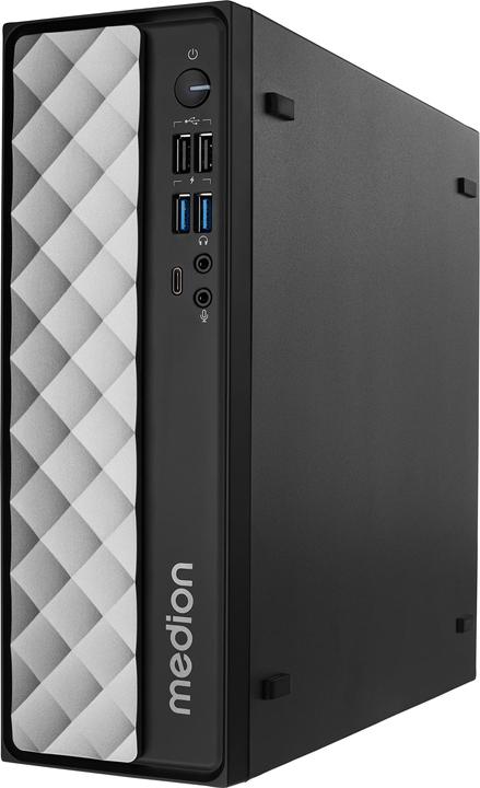 Produktbild Medion AKOYA T80 Intel® Core™ i5 i5-12450H DDR4-SDRAM SSD Windows 11 Home Mini PC Black (Intel Core i5-12450H, 16 GB, 512 GB)