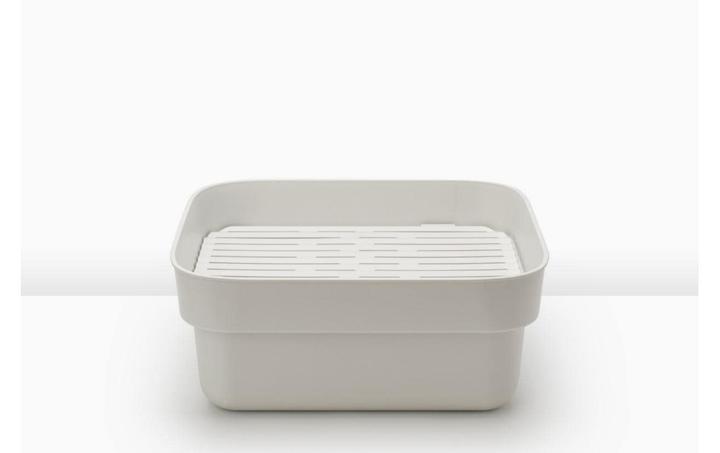 Produktbild Brabantia Waschbecken mit Abtropfboden, Grau (34.40 cm, 37.40 cm)