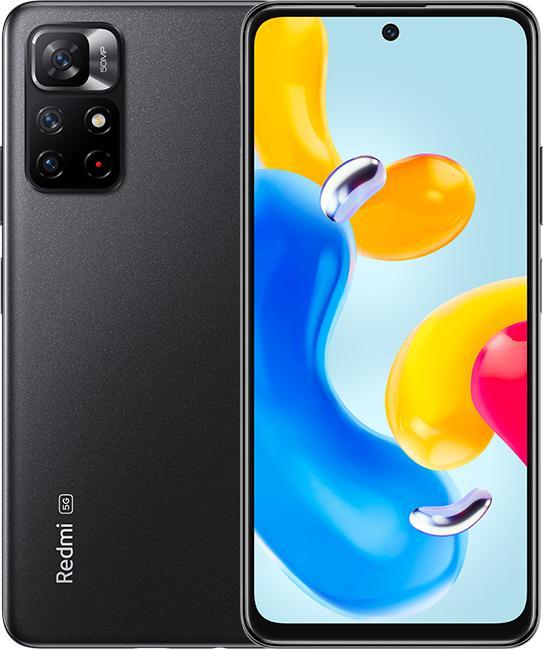 Produktbild Xiaomi Redmi Note 11S 5G (64 GB, Midnight Black, 6.60", Dual SIM, 50 Mpx, 5G)