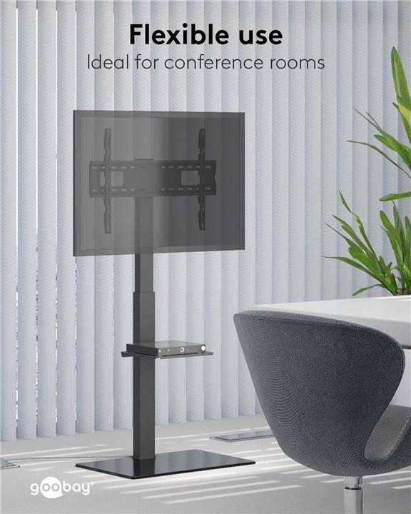 Actual product image Goobay TV-Bodenständer Basic (Universal, 65", 40 kg)