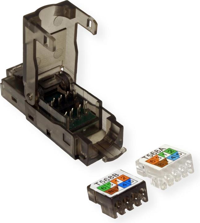 Produktbild Value feldkonfekt. RJ45-St. Kat.6 UTP (Netzwerkkabel Stecker)
