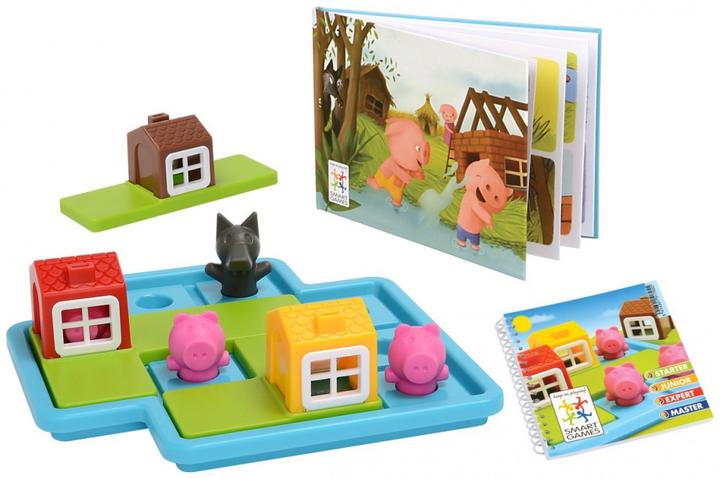 Actual product image Smart Games Puzzle game Three Little Piggies - Deluxe (English, German, French, Italian, Spanish)