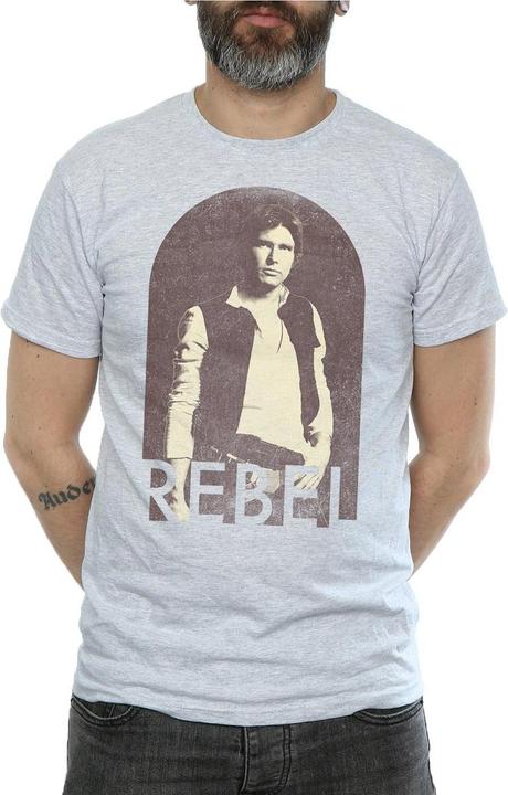 Image du produit Star Wars - T-shirt HAN SOLO REBEL - Homme (L)