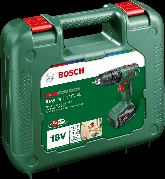 Image du produit Bosch Home & Garden EasyImpact 18V-40 (Fonctionnement sur batterie)