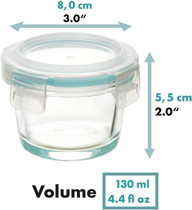 Actual product image Grizzly Mini Frischhaltedosen-Set (0.13 l)