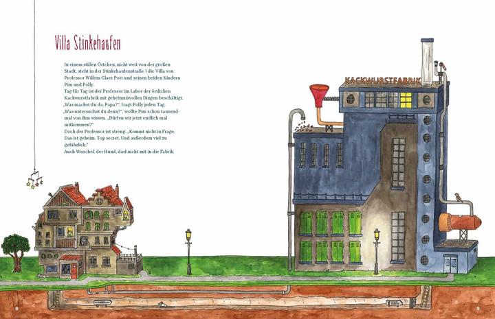 Produktbild Die Kackwurstfabrik (Deutsch, Annemarie van den Brink, Tjarko van der Pol, Marja Baseler, Meike Blatnik, 2018)