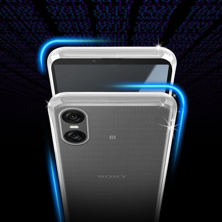 Actual product image Cadorabo Bumper Case for Sony Xperia 10 VI TPU Ultra Slim AIR (Sony Xperia 10 VI)