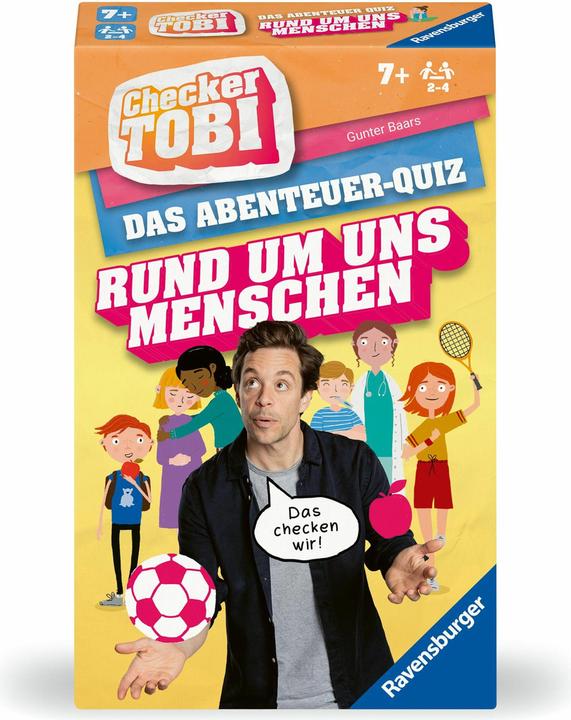 Ravensburger 22492 - Checker Tobi Around the world - The adventure quiz for children aged 7 and over, quiz (German)