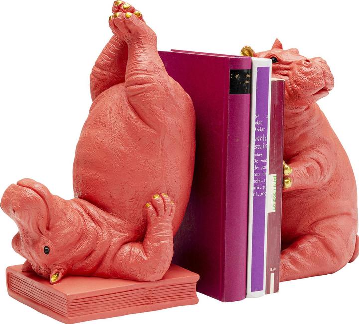 Actual product image Kare Design Bookend Hippo Pink (2/set)