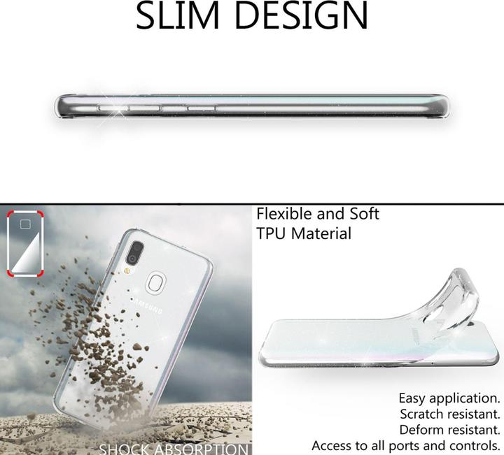 Immagine prodotto Nalia Copertura glitterata (Samsung Galaxy A40)