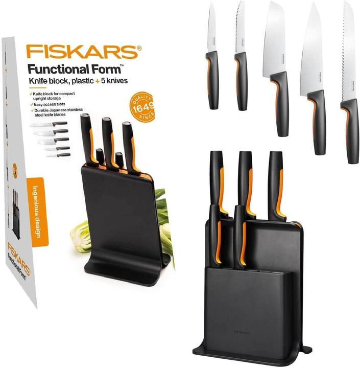 Produktbild Fiskars Functional Form plastic knife case for 5 knives