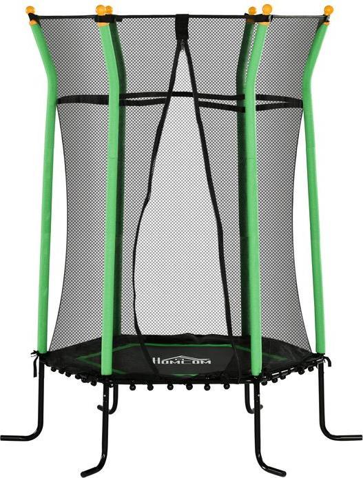 Produktbild Swisshandel24 Kinder Trampolin Ø163,5 cm, Indoor Trampolin, Kindertrampolin bis 50 kg Grün (163.50 cm)