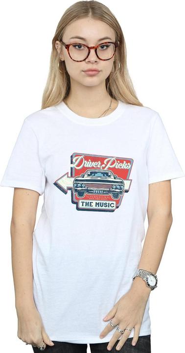 Immagine prodotto Supernatural Driver Picks The Music Maglietta Ampia Donna (XL)