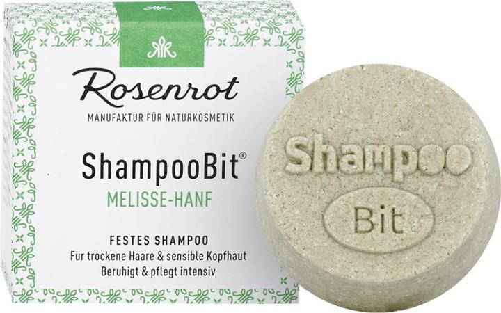 Rosenrot ShampooBit Melisse-Hanf (Festes Shampoo)