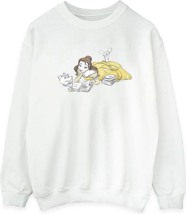 Disney Schöne und das Biest Belle Lesen Baumwolle Sweatshirt