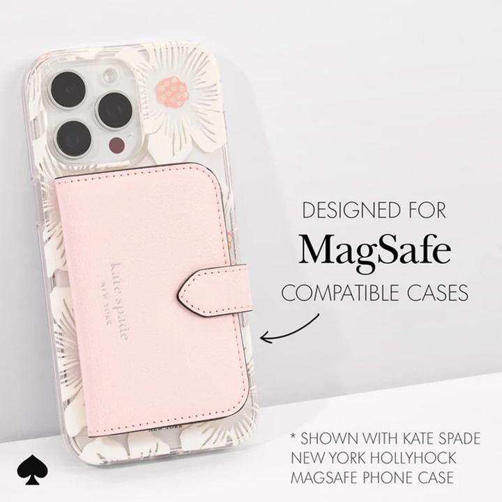 Actual product image Kate Spade Morgan MagSafe Wallet – Magnetische Geldbörse (Kreiderosa)
