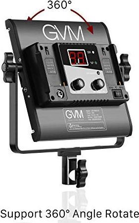 Immagine prodotto GVM Luci video a LED con supporto (Videocamera)