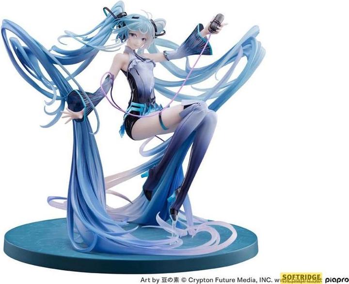 Actual product image Max Factory Hatsune Miku statuette PVC 1/7 Techno-Magic Ver. 25 cm