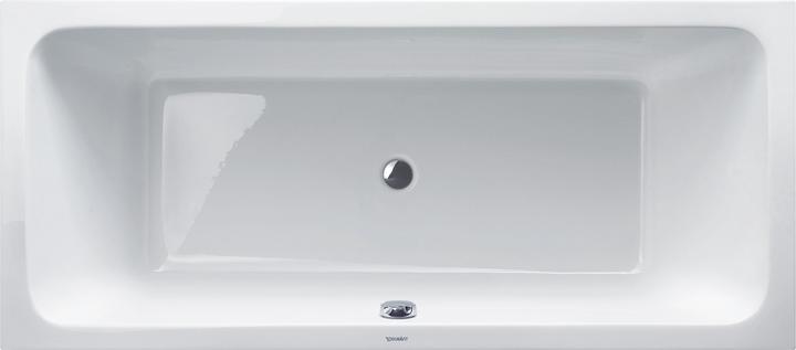 Produktbild Duravit Rechteckbadewanne Krperformbadewanne D-Code 80 x 180 cm wei glatt 700101000000000 (150 l, 180 cm, 80 cm)