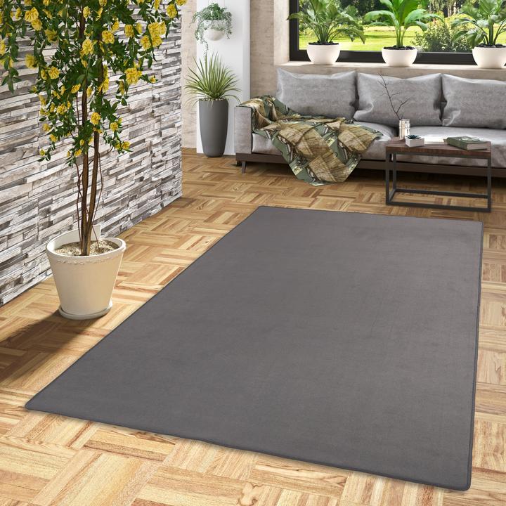 Produktbild Snapstyle Basic Velours Teppich Carla (133 x 133 cm)