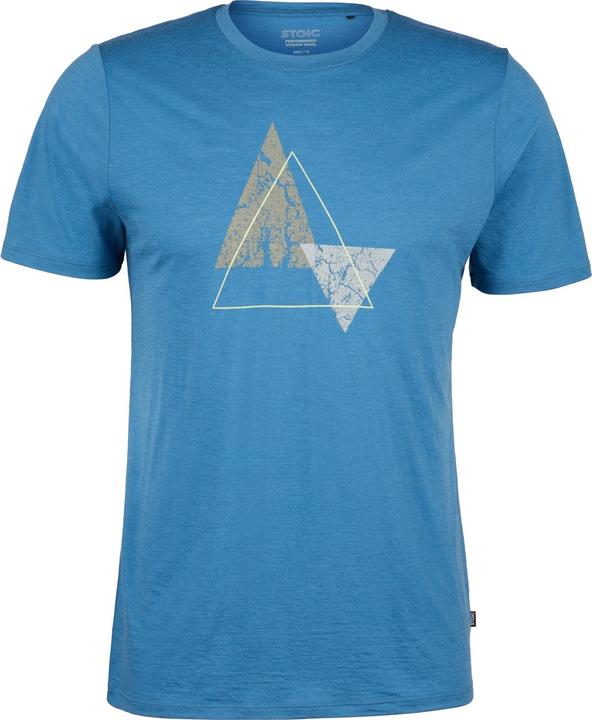 Actual product image Stoic Merino155 LaholmSt. Print T-Shirt Peak (3XL)