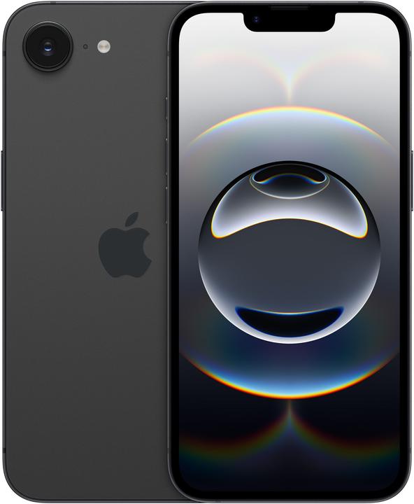 Apple iPhone 16e (128 Go, Noir, 6.10", Double SIM, 48 Mpx, 5G)