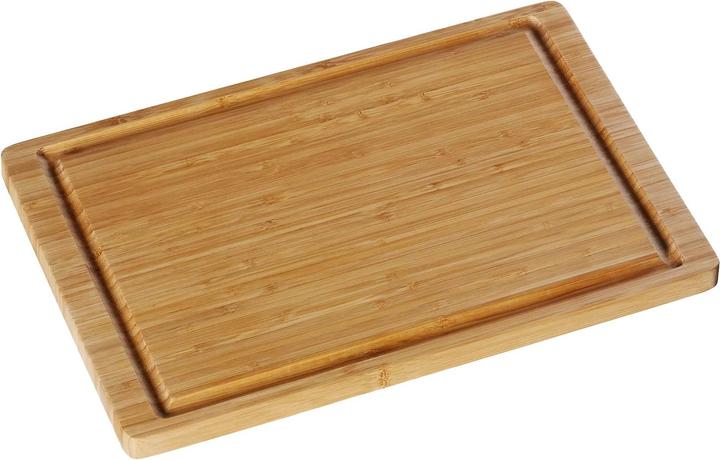 WMF Tagliere in bambù naturale grande con scanalatura per il succo - adatto alle lame