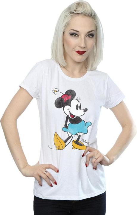 Actual product image Disney Womens/Ladies Classic Minnie Mouse Cotton T-Shirt (L)