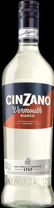 Produktbild Cinzano Vermouth Bianco (18 Jahre, 15 %, Italien, 1 x 100 cl, Wermut)