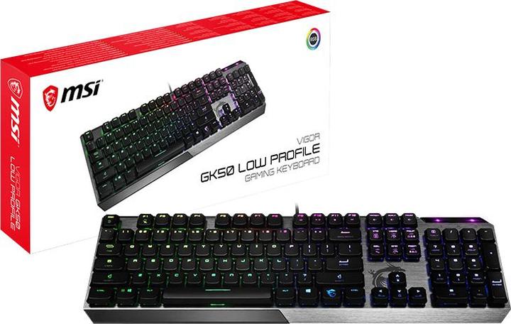 Actual product image MSI Vigor GK50 - Low Profile (DE, Cable)