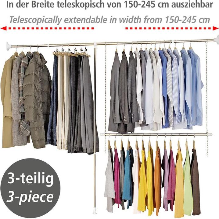 Actual product image Wenko Telescopic wardrobe set