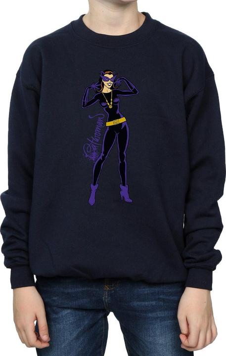 Actual product image Boys Catwoman Happy Pose Sweatshirt (140, 146)