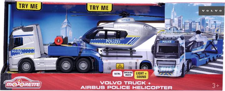Actual product image Simba FH-16 Police Truck + Helicopter